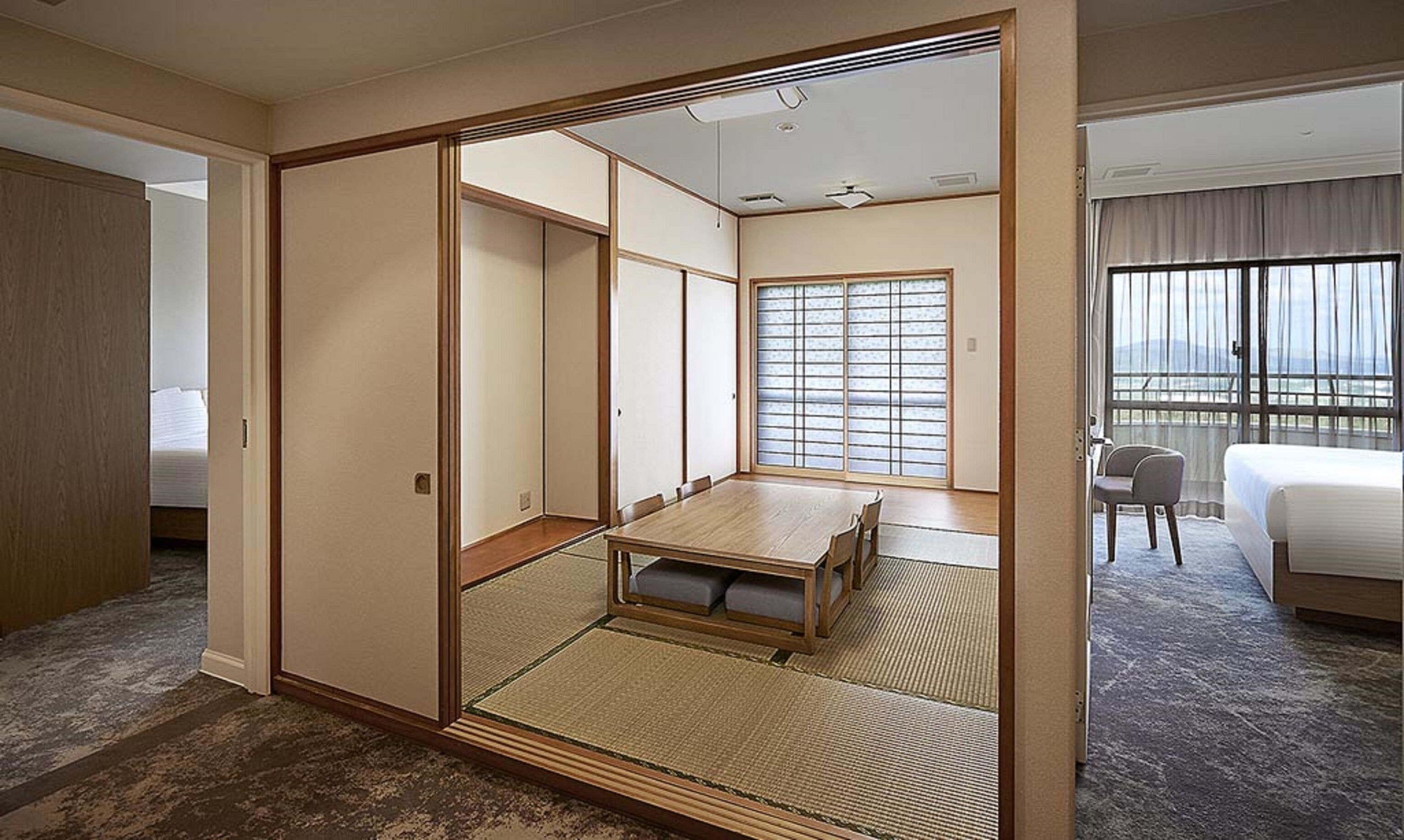 executive suite | living area | 50-inch flat-screen tv with satellite channels, tv