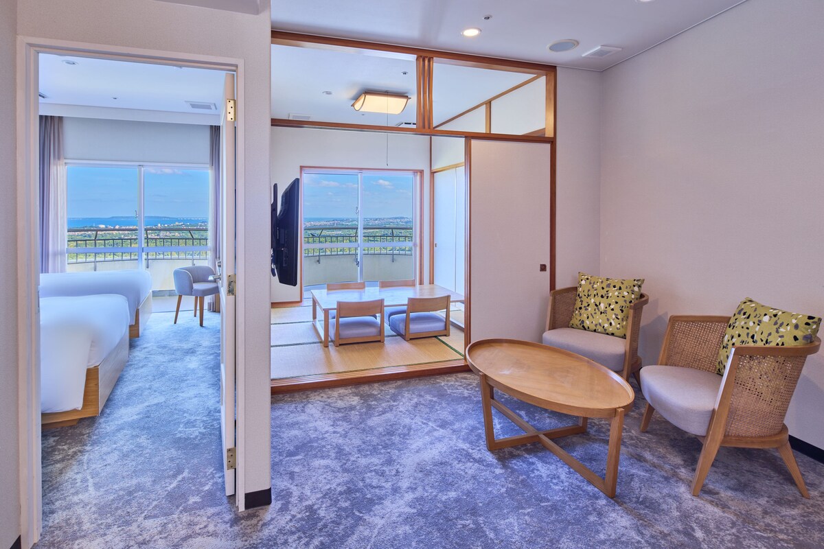 Familien-Suite, 2 Einzelbetten (Japanse Twin)