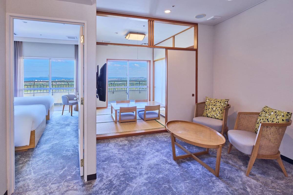 Suite, 1 Bedroom, Garden View (2 Twin, Tatami, Floor 6) | In-room safe, desk, blackout curtains, free WiFi