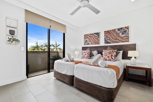 シーテンプルの2ベッドルームラグーンビューアパートメント