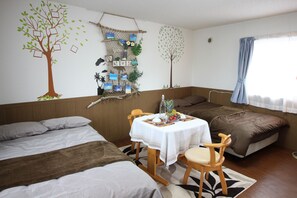 Apartemen Standar, 2 kamar tidur | 2 kamar tidur, setrika/meja setrika, Wi-Fi gratis, dan seprai linen