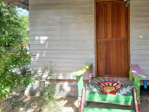 Standard Twin Room with Fan | Terrace/patio