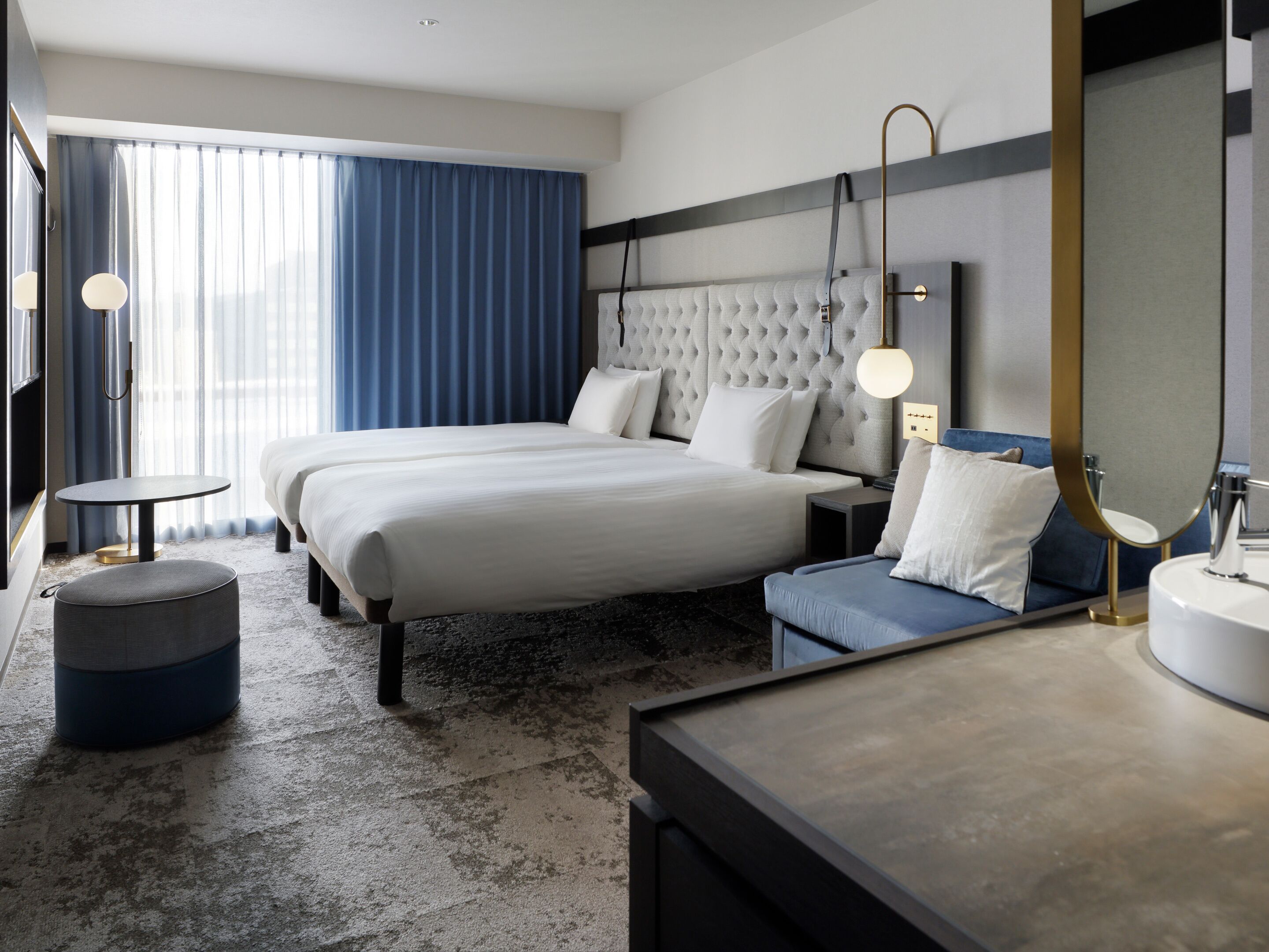 Superior-værelse med 2 enkeltsenge - flere senge - ikke-ryger (Shower) | Pengeskab på værelset, gratis Wi-Fi, sengetøj