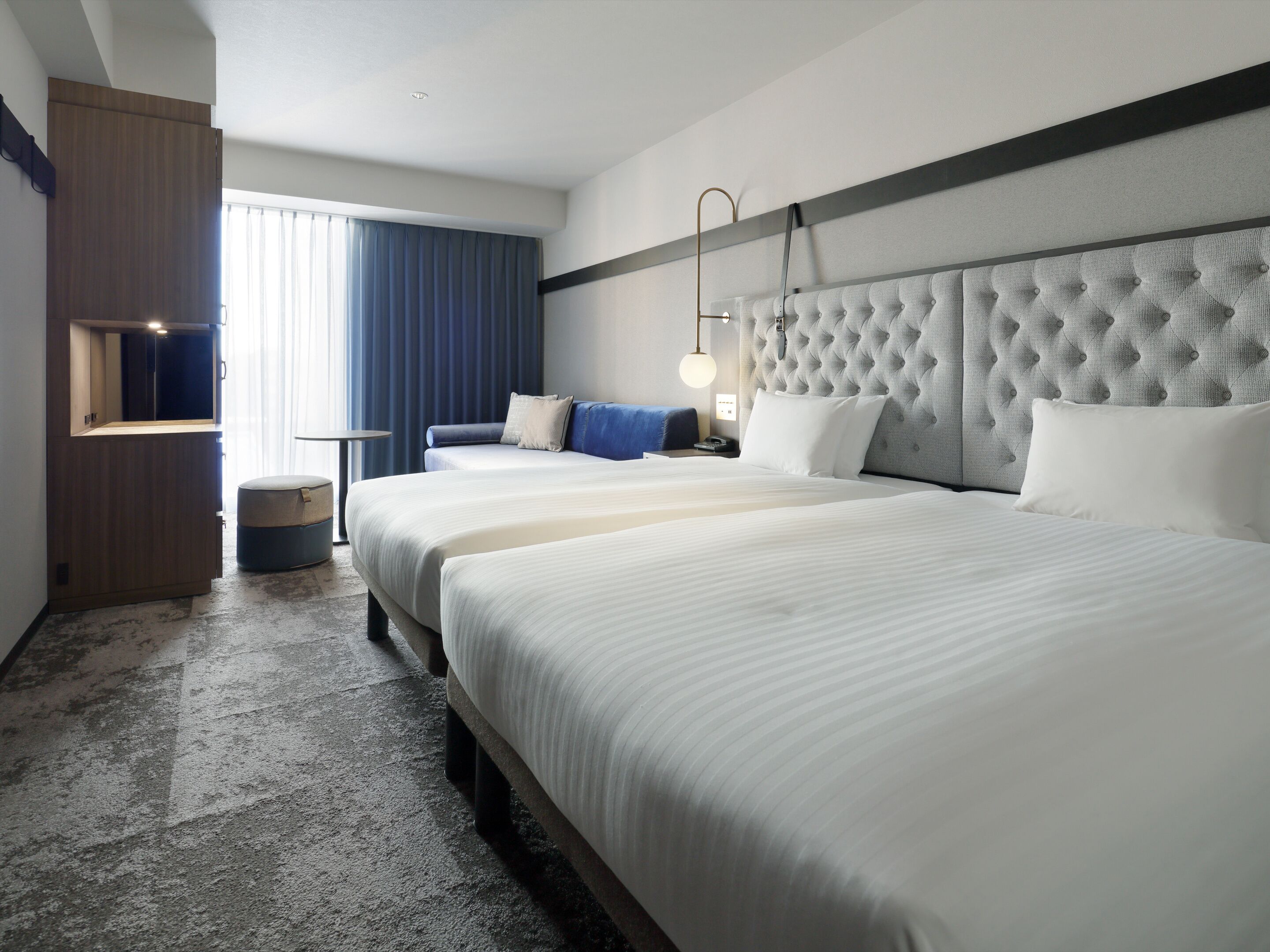 Superior-værelse med 2 enkeltsenge - flere senge - ikke-ryger - badekar | Pengeskab på værelset, gratis Wi-Fi, sengetøj