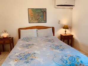 Apartment, 1 Bedroom | Desk, blackout drapes, iron/ironing board, free WiFi