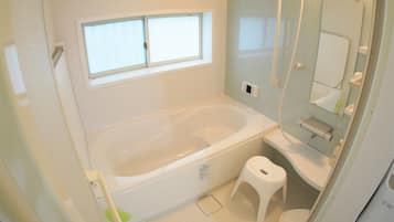 Private Vacation Home | Bathroom | Free toiletries, hair dryer, slippers, electronic bidet