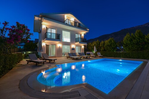 4 Schlafzimmer Panorama Villen Villa E zu vermieten in Ölüdeniz Fethiye