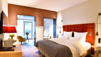 Suite (Family Suite Garden) | Allergikerbettwaren, Minibar, Zimmersafe, kostenloses WLAN