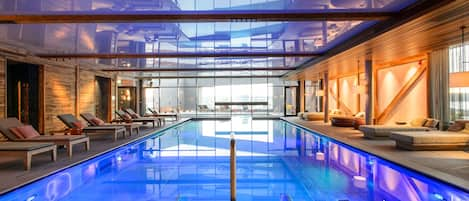 Indoor pool, outdoor pool