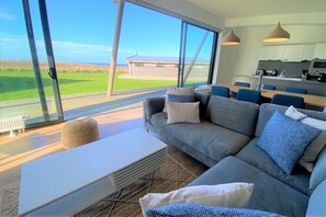 TV, fireplace, DVD player