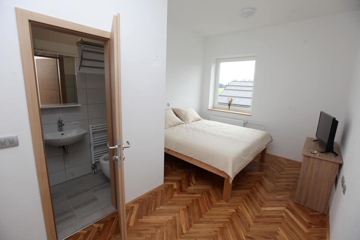 Chambre double ou avec lits jumeaux | Bureau, accès au Wi-Fi (inclus), literie fournie