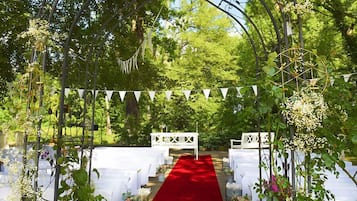 Área de bodas al aire libre