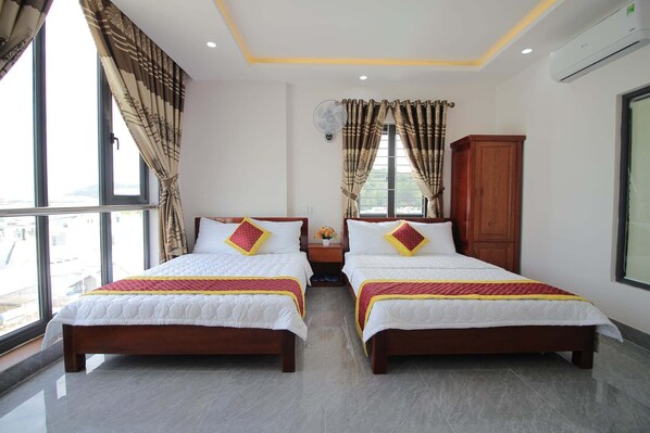 Kahden hengen huone | Minibaari, työpöytä, ilmainen Wi-Fi