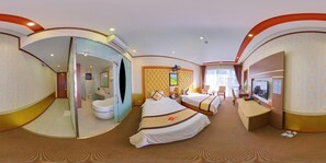 Minibar, in-room safe, desk, free WiFi - Hoa Dao Hotel (Hoa Binh)