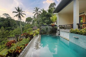 Villa, 1 Bedroom, Private Pool (Infinity Villa) | Terrace/patio - Kaja Villa (Payangan)