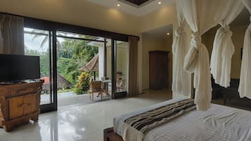 Vila Superior, kolam renang pribadi | 1 kamar tidur, bantalan ekstra lembut, minibar, dan brankas