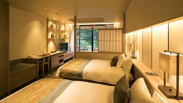 Twin Room, 2 Bedrooms, Non Smoking, Terrace | Down comforters, in-room safe, blackout drapes, free WiFi