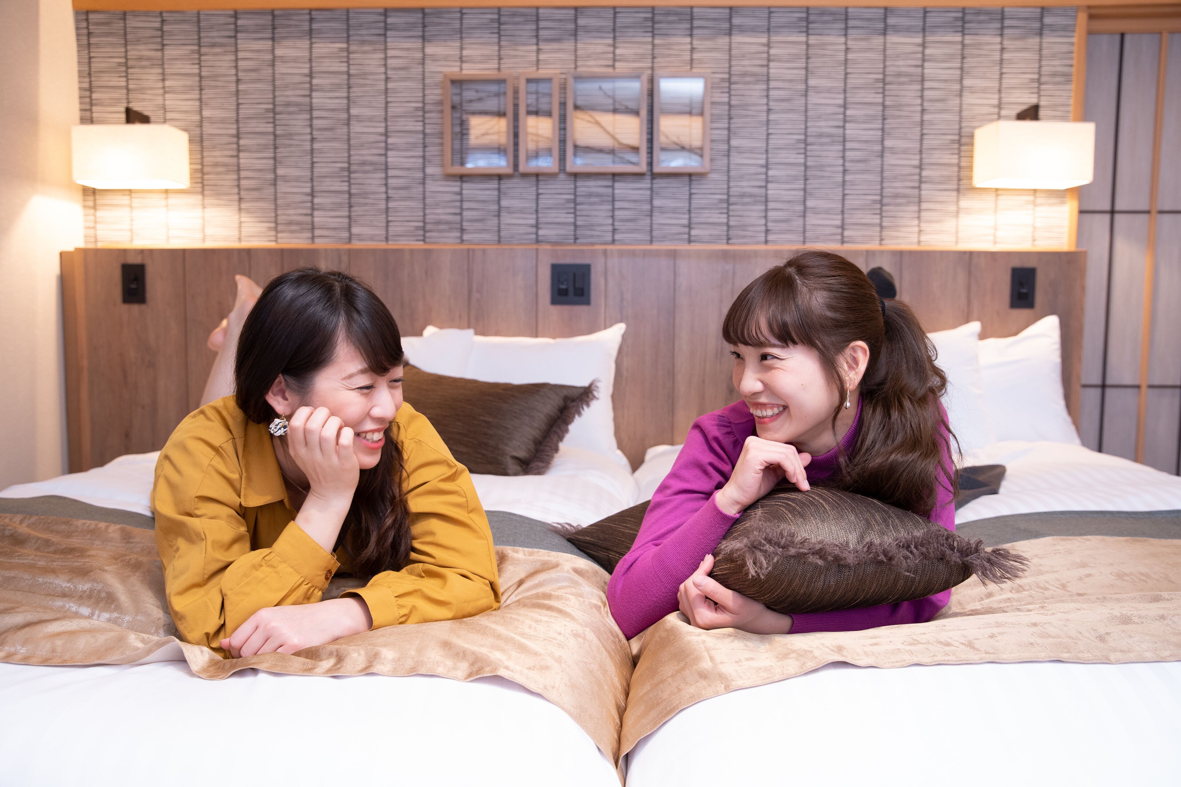 Mizunone Twin Room, 29 sqm | Down comforters, in-room safe, blackout drapes, free WiFi