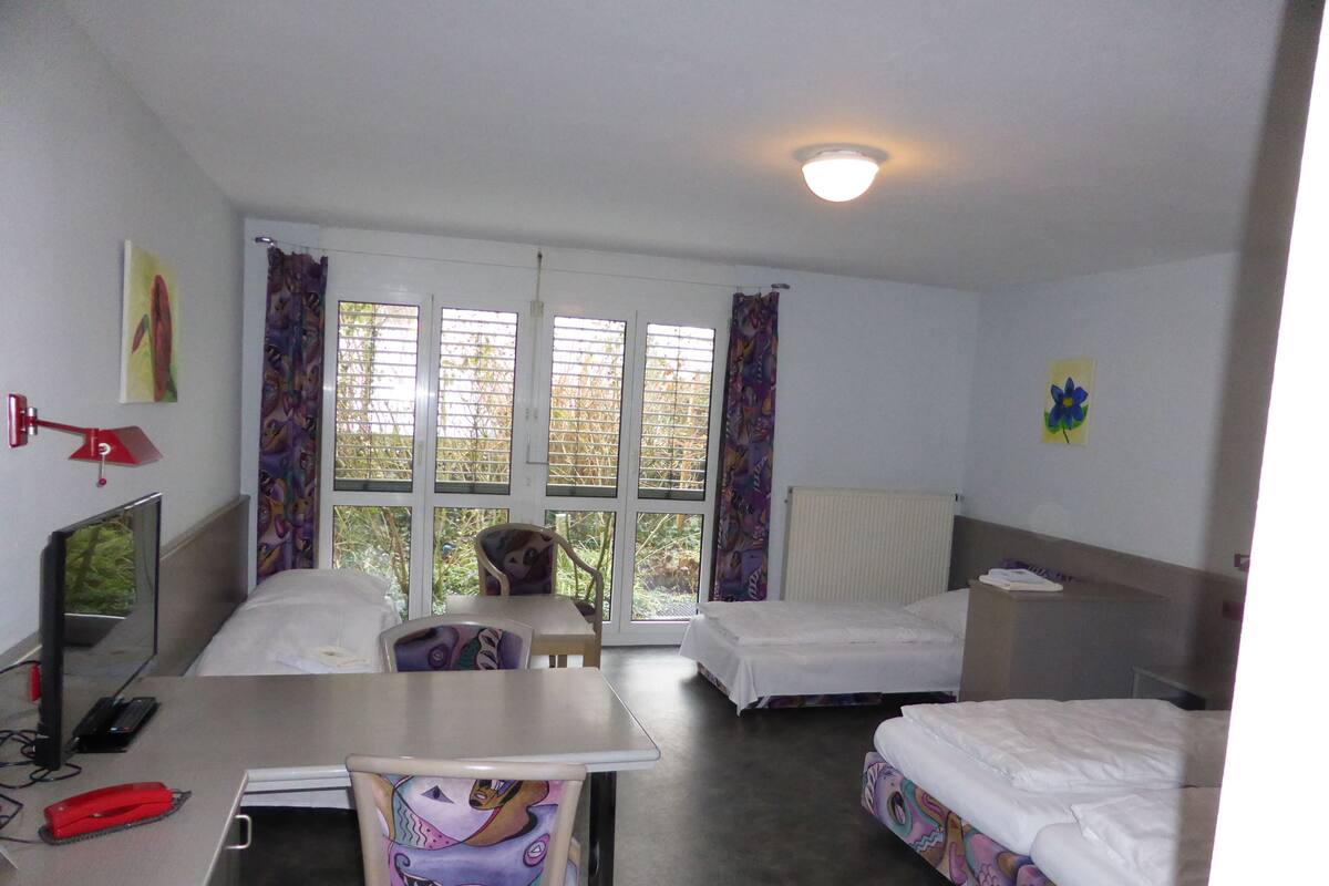 Quadruple Room | Hypo-allergenic bedding available, in-room safe, desk, WiFi (free)