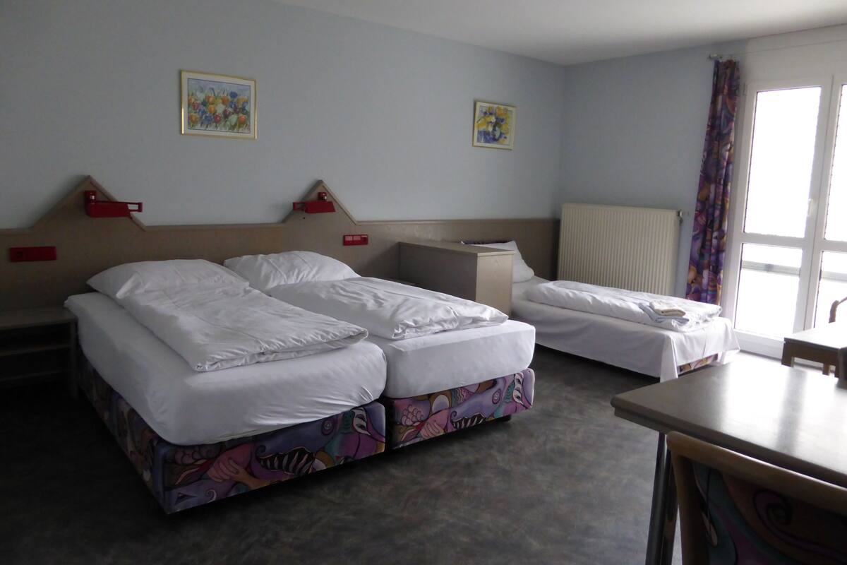 Triple Room | Hypo-allergenic bedding available, in-room safe, desk, WiFi (free)