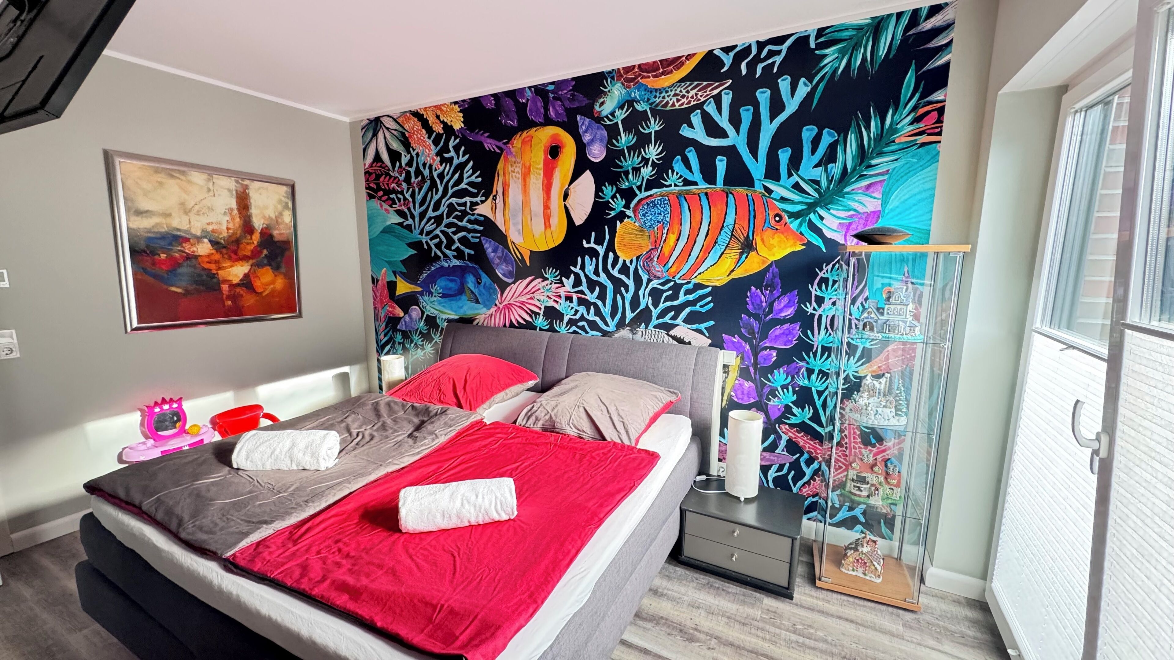 2 Schlafzimmer, Bügeleisen/Bügelbrett, Reisekinderbett, kostenloses WLAN