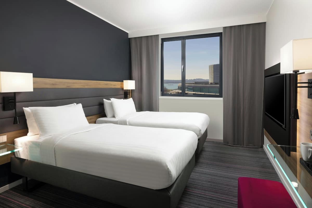 room, 2 single beds, non smoking | 1 bedroom, desk, laptop workspace, blackout curtains