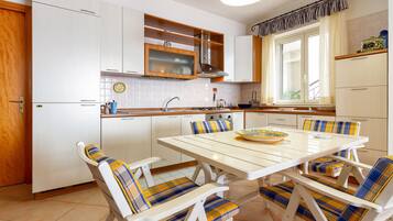 Apartment, 2 Bedrooms | Private kitchenette | Full-sized fridge, oven, stovetop, dishwasher
