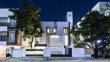 Front of property – evening/night