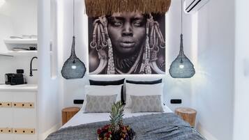 1 habitación, sistema de insonorización, wifi gratis y ropa de cama
