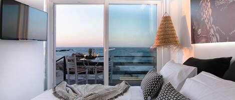 Deluxe Apartment, Hot Tub, Sea View | View from room