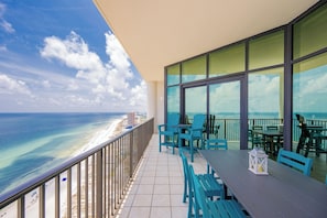 Outdoor dining - The Oasis at Orange Beach, formerly known as Phoenix West II, Unit 3003 (Orange Beach)