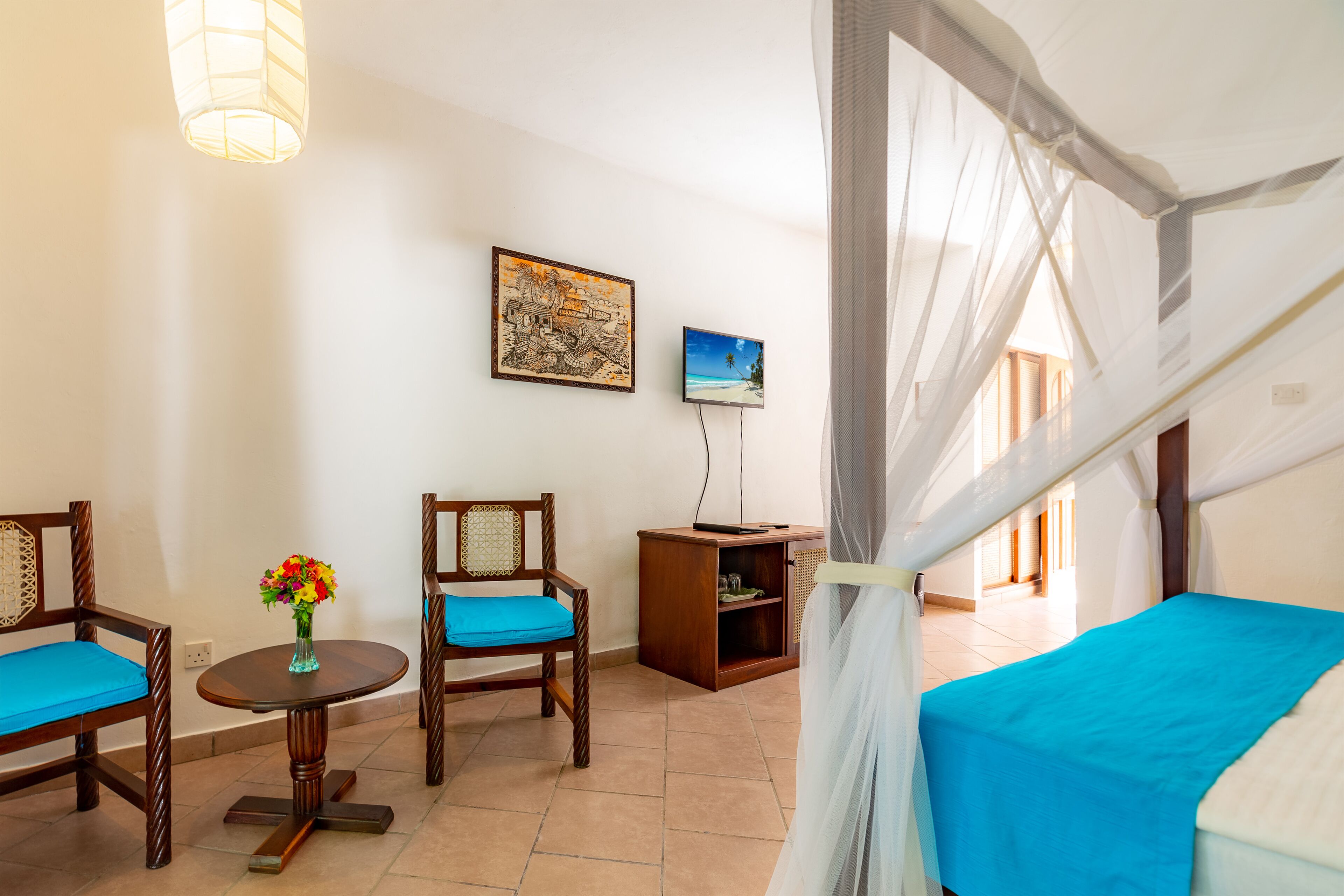 deluxe double or twin room - garden view | 1 bedroom, in-room safe, desk, free wifi