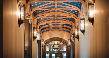 A lews castle that sleeps 6 guests in 3 bedrooms