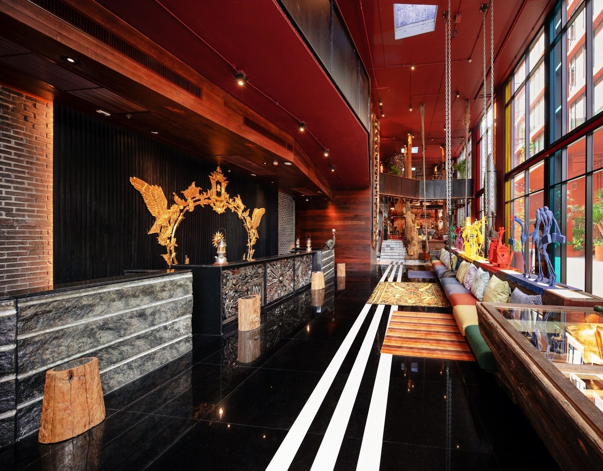 Overnatningsstedets facade