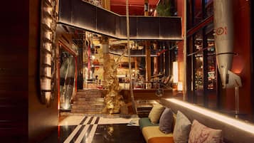 Sala de estar en el lobby