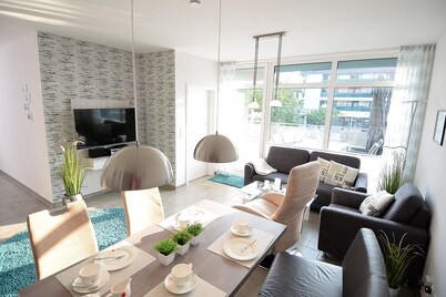 Top location, New, Superior equipment, Near the beach, Am Hafen, Internet, Barrier-free