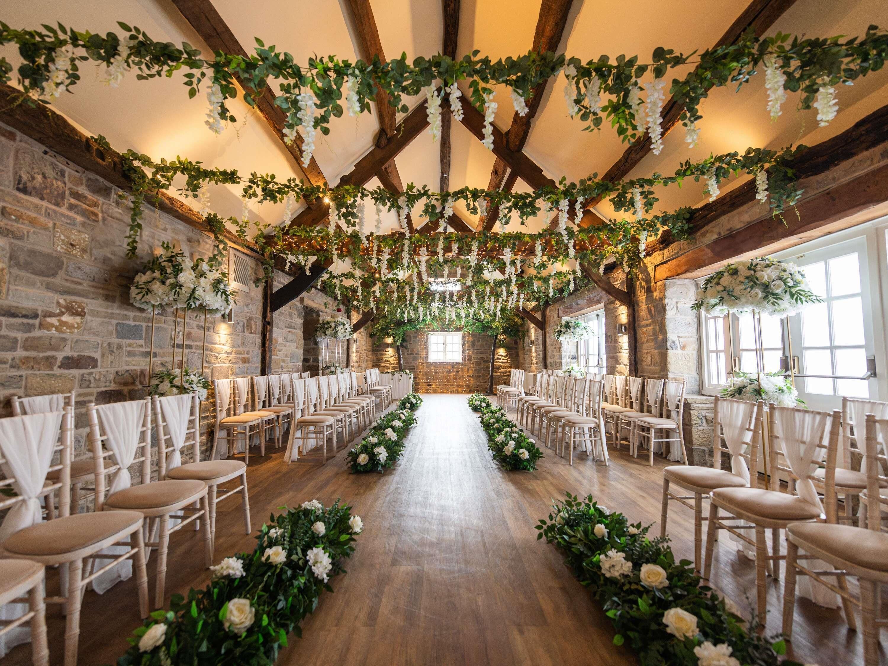 Indoor wedding