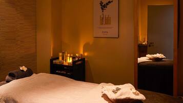 Body treatments, body wraps, body scrubs, facials, 5 treatment rooms