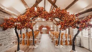 Indoor wedding