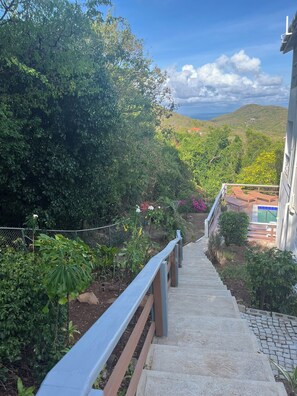 Property grounds - Summer Breeze  -  secluded 4 bed 4 bathroom Villa with Pool and Pool Lounge (Cas en Bas)