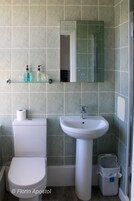 标准双床房, 独立浴室 | 浴室 | 免费洗浴用品、吹风机、毛巾