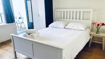 Double Room (City View) | Individually decorated, individually furnished, blackout drapes