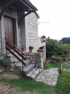 Entrada de la propiedad