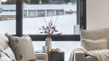 Télévision, cheminée