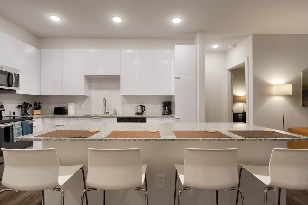Spectacular Suite Luxury 2BR/2BA Apartment | Private kitchen | Full-sized fridge, microwave, oven, stovetop