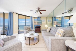 Flat-screen TV - Coastal 3BR Condo - Phoenix V 817 (Orange Beach)