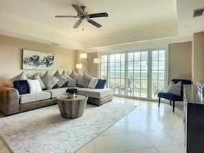 Smart TV, music library, video library, stereo