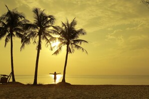 Vue sur la plage/l’océan