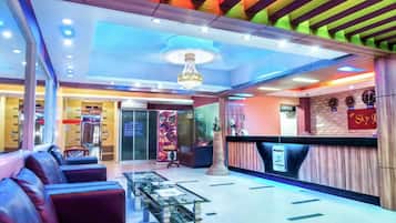 Sitteområde i lobbyen