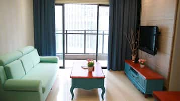 Suite Deluxe | 1 habitación, ropa de cama hipoalergénica y edredón
